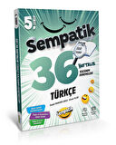 5.Sınıf Sempatik Türkçe Soru Bankası +36 Haftalık Kazanım Denemeleri (Hediyeli)