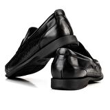 Cabani Gerçek Deri Baskılı Derili Makosen Günlük E