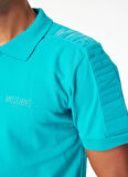 Moschino Desenli Yeşil Erkek Polo T-Shirt 241V3A1604
