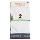 Büyük Beden Likralı Bambu Boxer / Beyaz