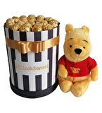 Tasarım Kutuda Enfes Çikolatalar Ve Winnie The Pooh - Gold
