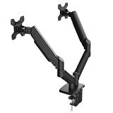POWERMASTER PM-252D 13-32'' AMORTİSÖRLÜ STAND ÇİFT KOL LCD-LED MONİTÖR TUTUCU STAND ASKI APARATI