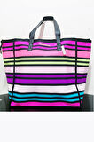 VS Rainbow Kanvas Tote Seyahat Çantası