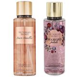 Bare Vanilla-Diamond Petals Vücut Spreyi İkili Set