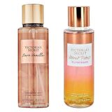 Victoria's Secret Bare Vanilla-Velvet Petals Sunkissed Vücut Spreyi İkili Set