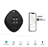 Air Tag, Akıllı Blutooth Takip Cihazı, Anahtar, Çanta, Bavul ve Evcil Hayvan için Kayıp Eşya Bulucu, Uzun Pil Ömürlü IOS Uyumlu, Smart Tag, Siyah X6605