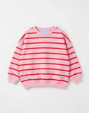 Pembe Çizgili Kız Çocuk Sweatshirt