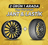 Togg T10x Uyumlu 225/60R18 Dört Mevsim Lastiği 4 Adet Yılı:2025 + CA17 8018 BLP 18"Jant 4 Adet