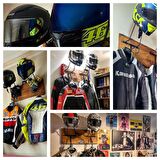 Motosiklet Kask Askısı, Motor Kask Askısı, Sway, Bell, Freem, Jarvis, Mt, Gopro, Ls2, Ncr vb GG2