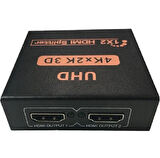 ETHERNET SPLİTTER 1X2 2 PORT ETHERNET ÇOKLAYICI 1000MBPS RJ45 KABLO ÇOKLAYICI