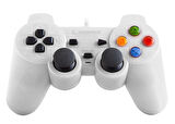 Rampage SG-R602 PS3/PC USB 1.8m Joypad Oyun Kolu Beyaz