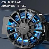 Hadron HDX4603 Oyuncu Telefon Soğutucu FAN Radyatör Isı Göstergeli 1 Kademe Klipsli Sessiz Işıklı