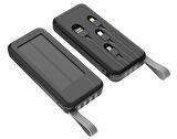 Sprange SR-P19 12000mAh Solar Enerji Portable Fast Charger Taşınabilir PowerBank ( Kılıf Hediyeli )