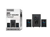 Platoon PL-4348 2+1 10W Bluetooth USB+TF CARD+FM Multimedia Ses Sistemi