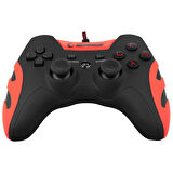 Rampage SG-R218 PS3/ PC X Input Kırmızı Renk Usb 1.8m Hasır Kablolu Oyun Kolu Joypad