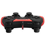Rampage SG-R218 PS3/ PC X Input Kırmızı Renk Usb 1.8m Hasır Kablolu Oyun Kolu Joypad