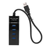 HADRON HDX7017 4 Port Usb 3.0 Çoklayıcı Hub Anahtarlı Işıklı On Off Düğmeli