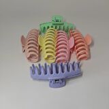 Saç Tokası Zarif 6'lı Pastel Renk Saç Tokası Unicorn Kelebek Kıskaçlı Saç Tokası 8 cm Mandal Toka