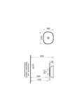 VitrA Plural 7810B401-0016 Kare Alçak Çanak Lavabo, VitrA Clean, 45 cm, Mat Beyaz