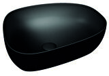 VitrA Outline 5991B483-0016 Asimetrik Lavabo, VitrA Clean, 56 cm, Mat Siyah