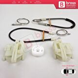 BMW 3 Serisi E90 E91 2004-2012 4/5 Kapı 51337140587 51337140588 İçin Ön Sağ veya Sol Cam Kriko Seti