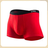 Modal Yüksek Hava Geçirgenliği Spor Antibakteriyel Kasık Izsiz Erkek Boxer 4 Parça 1004