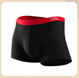 Modal Yüksek Hava Geçirgenliği Spor Antibakteriyel Kasık Izsiz Erkek Boxer 4 Parça 1004