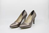 Zerhan CCV300 Kadın Platin Renk Stiletto