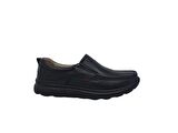 Paggi 1802 Erkek Siyah Hakiki Deri Loafer Ayakkabı
