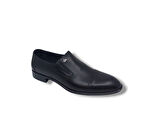 Zerhan 233-372 Erkek Siyah Hakiki Deri Klasik Ayakkabı