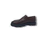 Zerhan 253-2230 Erkek Koyu Kahve Hakiki Deri Loafer Ayakkabı