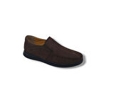 Serra 823 Erkek Koyu Kahve Nubuk Deri Loafer Ayakkabı