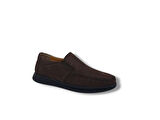 Serra 823 Erkek Koyu Kahve Nubuk Deri Loafer Ayakkabı