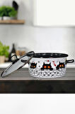 PR Home Cat Emaye Kızartma Tenceresi 22 cm