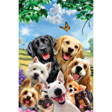 Prime 3D Kediler ve Köpekler Selfie İkili Puzzle 200 Parça 10236