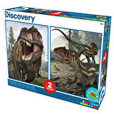 Prime 3D Discovery T-Rex ve Allosaurus İkili Puzzle 200 Parça 10248