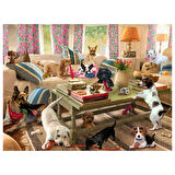 Prime 3D Giordano Köpekler Oturma Odasında Puzzle 300 Parça 12235