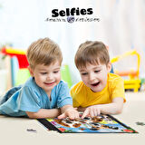 Prime 3D Sevimli Köpekler Selfie 48 Parça Puzzle 20554
