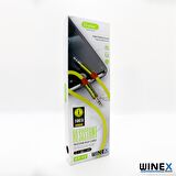 Winex AX42 Gfuz 3.5mm Aux Kablo 1m Yeşil