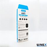 Winex CA-116 USBA to Lightning Data ve Şarj Kablosu 3A Beyaz