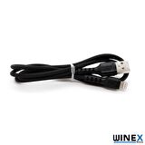 Winex CA-116 USBA to Lightning Data ve Şarj Kablosu 3A Siyah