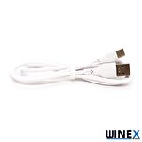 Winex CA-60 USBA to Type-C Hızlı Data ve Şarj Kablosu 3A Beyaz