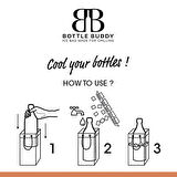 Bottle Buddy Ice Bag - Şişe ve Şarap Soğutucu 3'lü Buz Çantası Limited Edition
