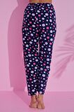 Luxury Soft Welsoft Polar Puantiyeli Kışlık Peluş Pijama Altı Pantolon