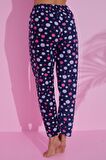 Luxury Soft Welsoft Polar Puantiyeli Kışlık Peluş Pijama Altı Pantolon