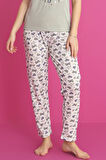 Dreamy Pamuklu Kelebek Desenli Kısa Kollu Pijama Takımı