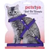 Petviya Kedi Göğüs Bel Tasması Kırmızı