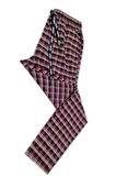 Pijalüx Erkek Kareli Poplin Cepli Alt Pijama/Kırmızı/2XL