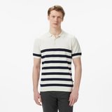 Nautica Erkek Krem Regular Fit Kısa Kollu Triko