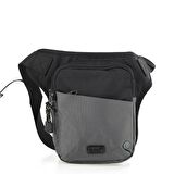 Ççs 31186 Motosiklet Bel Bacak Çanta Gri